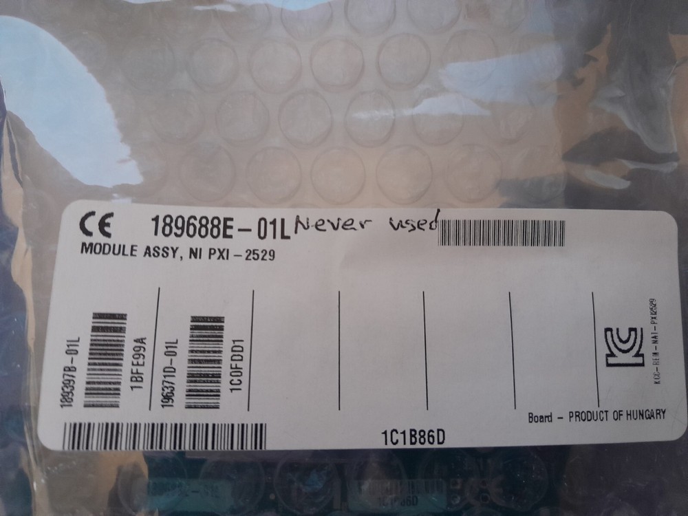 National Instruments PXI-2529 Matrix Switch Module 189688-01L