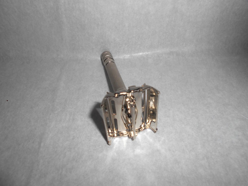 Gillette Ranger Tech 1941 DE TTO Refurbished Replated Nickle 2