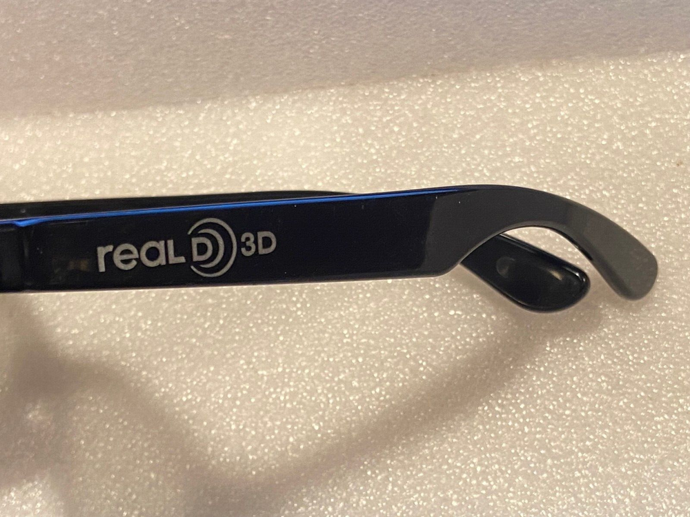 1 Pair Real D 3D Glasses *Pre-Owned/Nice Condition* BT1