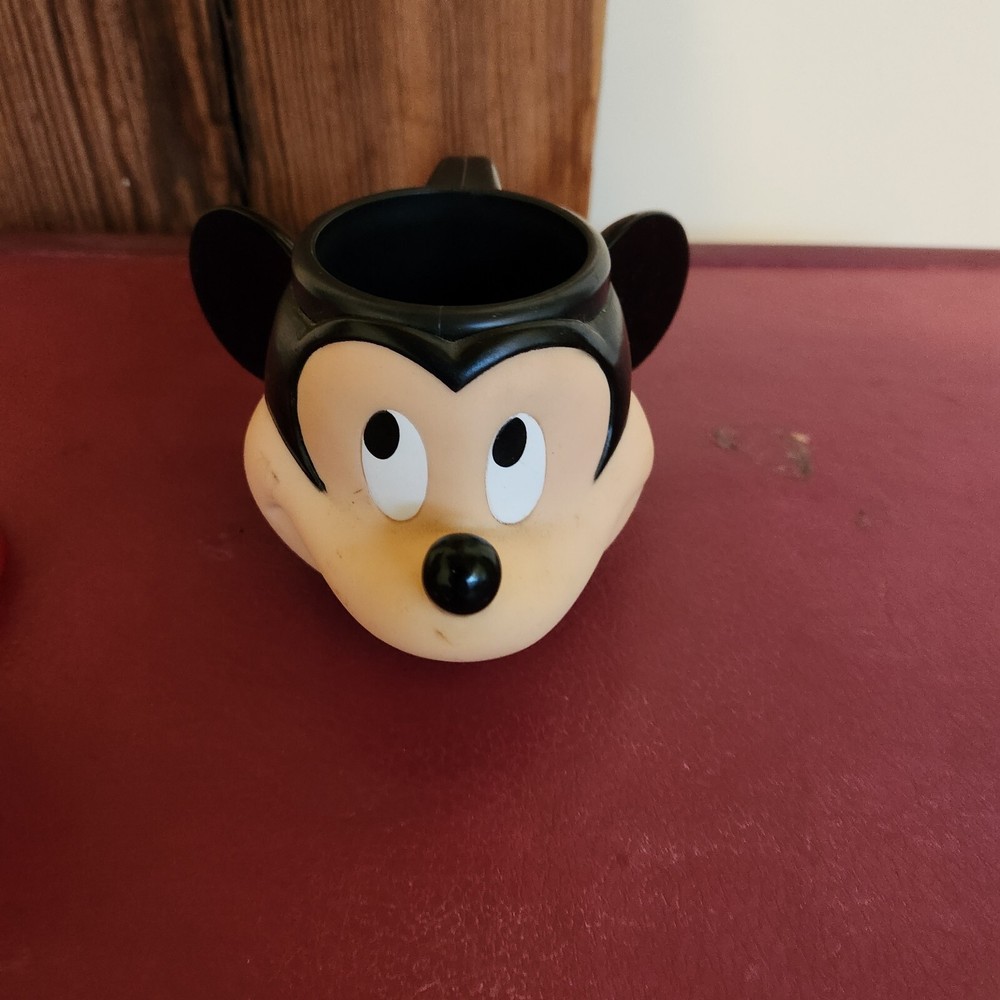 Mickey Mouse Bobble Head And Cup