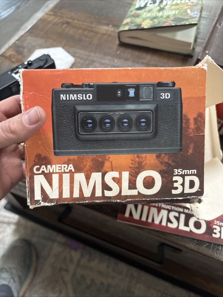 Nimslo 3D Camera 35mm Camera W/ Opti-Lite Flash