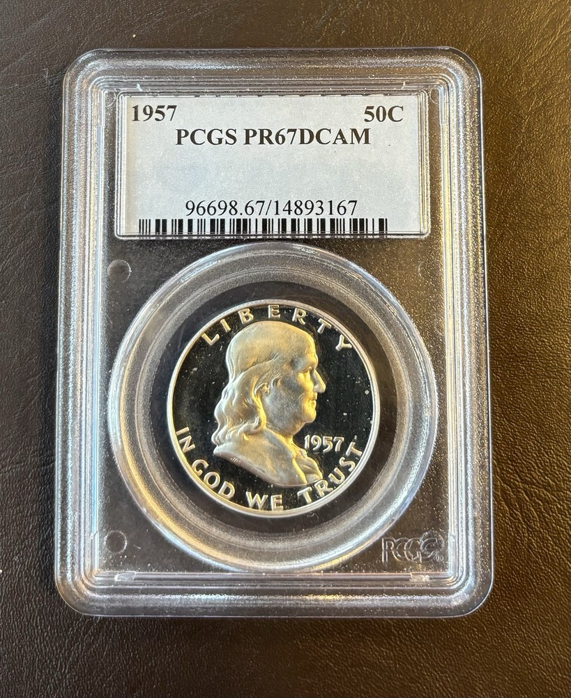 1957 Franklin Half 50c Proof PR67DCAM PCGS