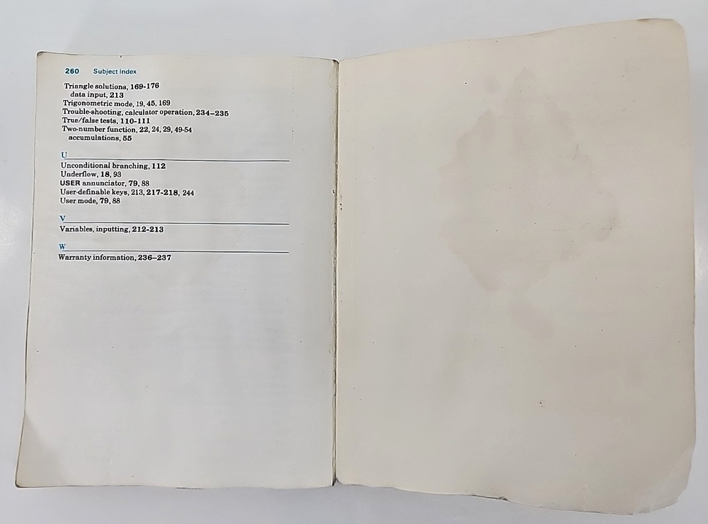 HP-11C Scientific Calculator Owner's Handbook Problem-Solving Guide Manual 1982