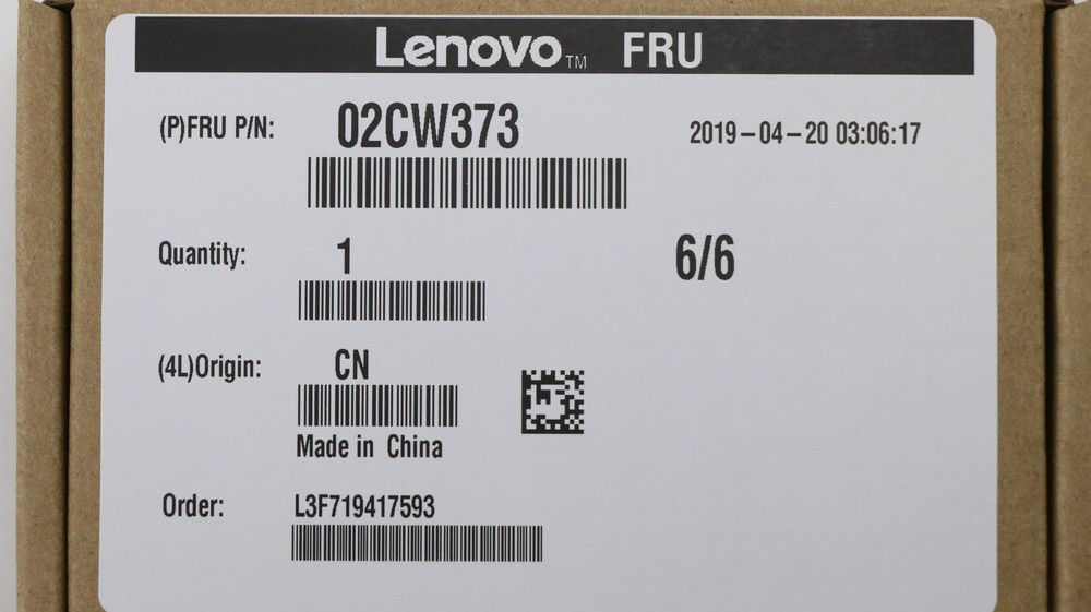 02CW373 M.2 SSD passive heatsink FXC