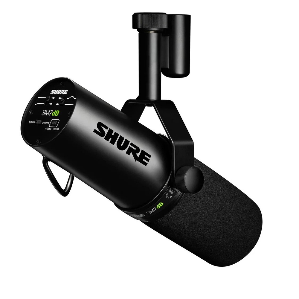 Shure SM7dB Dynamic Vocal Microphone +28dB Built-in Active Preamp Genuine