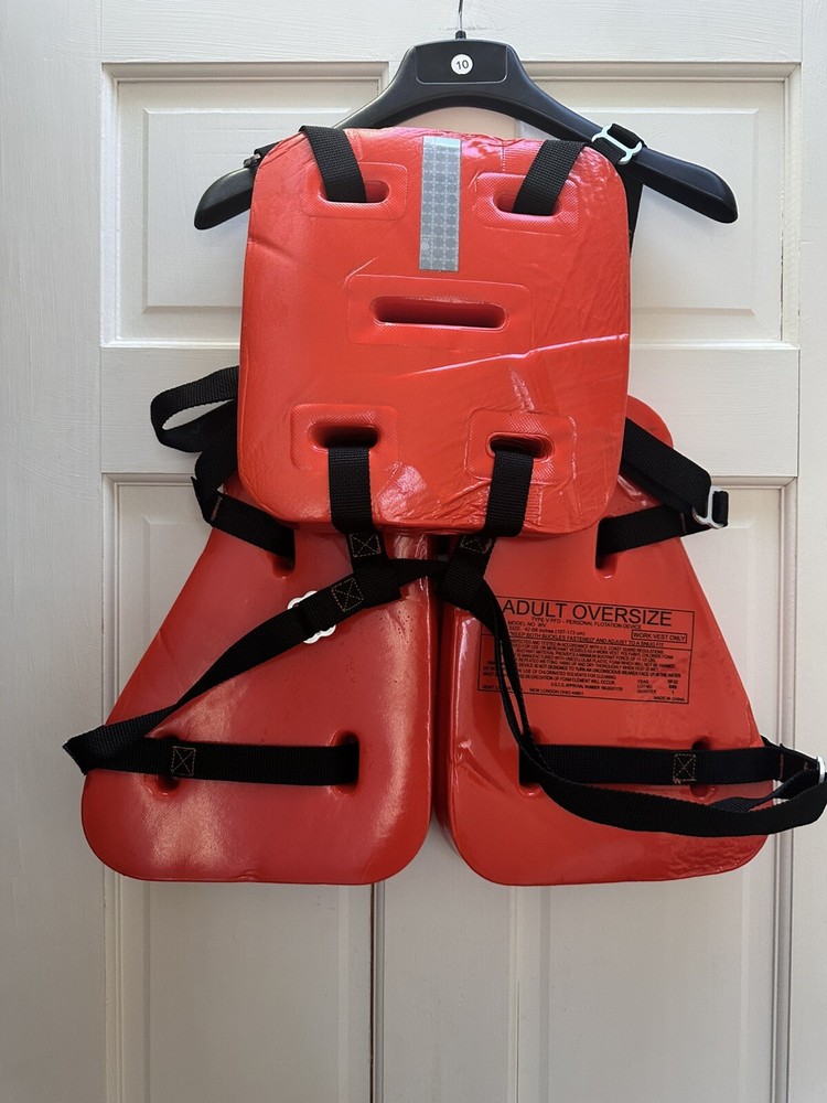 Kent Type V Vinyl Dip Work Vest - Oversized - Fits Chest Size 42"- 68"
