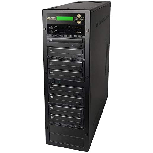 ACUMEN Media Mirror PLUS 1 to 7 Duplicator - Flash (SD CF MS MMC USB) / DVD