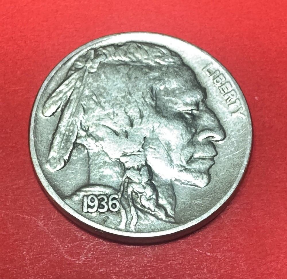 1936-D Buffalo Nickel(Type 2) XF