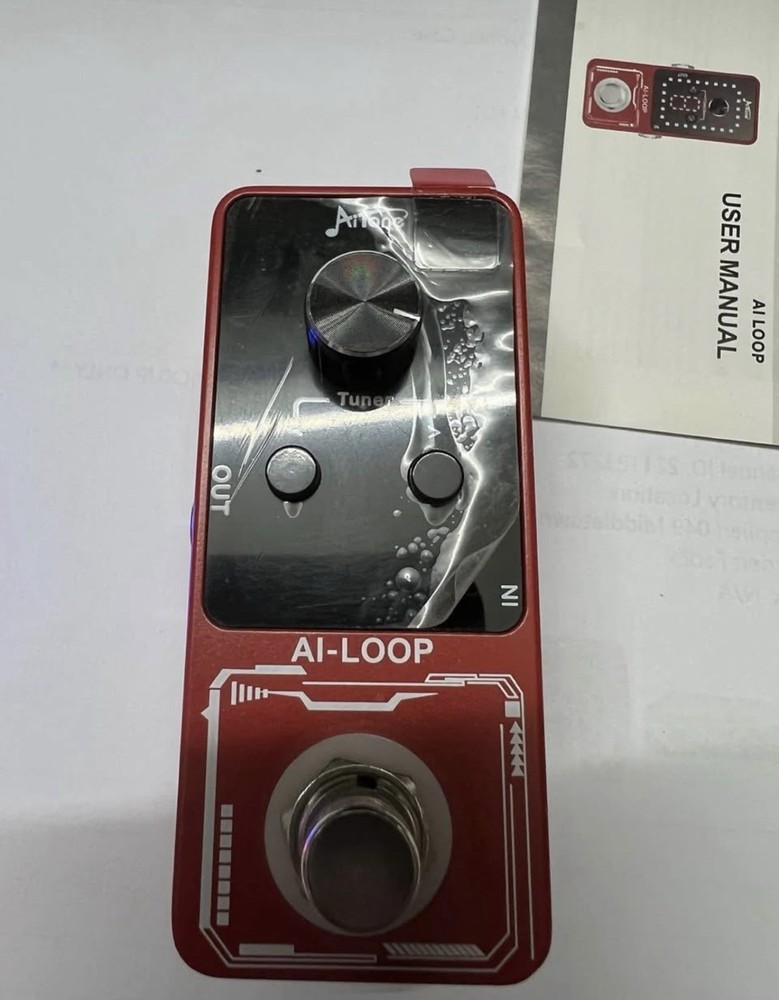 Aitone AI-LOOP Looper & Tuner 2 in 1 Guitar Effect Pedal Workinf