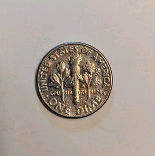 2006 Partial Clad Layer Dime Nice Color Variation Obverse/Reverse EM