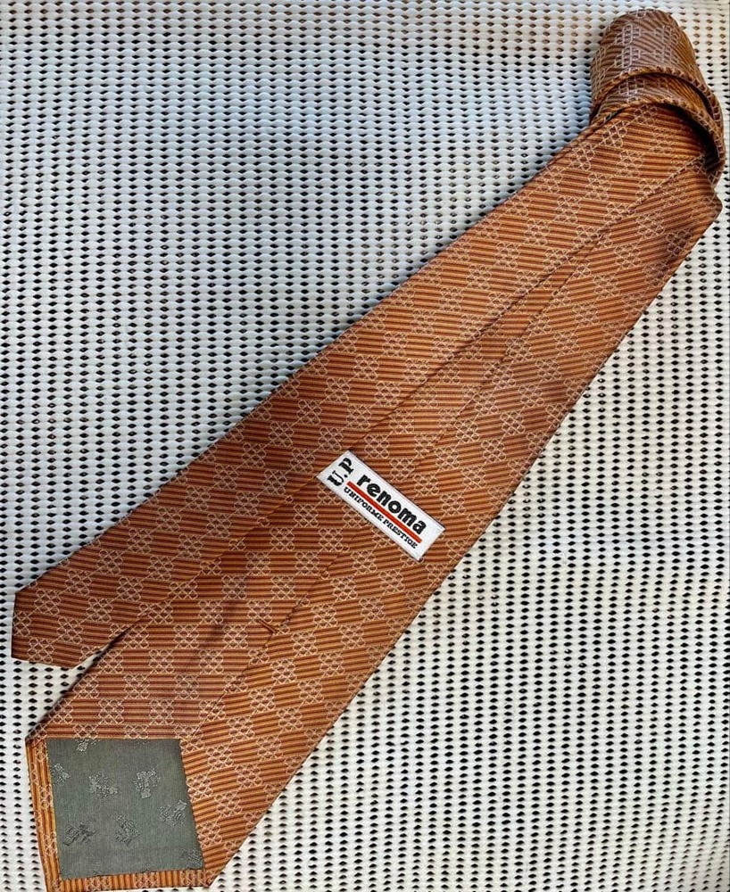 renoma brown tie