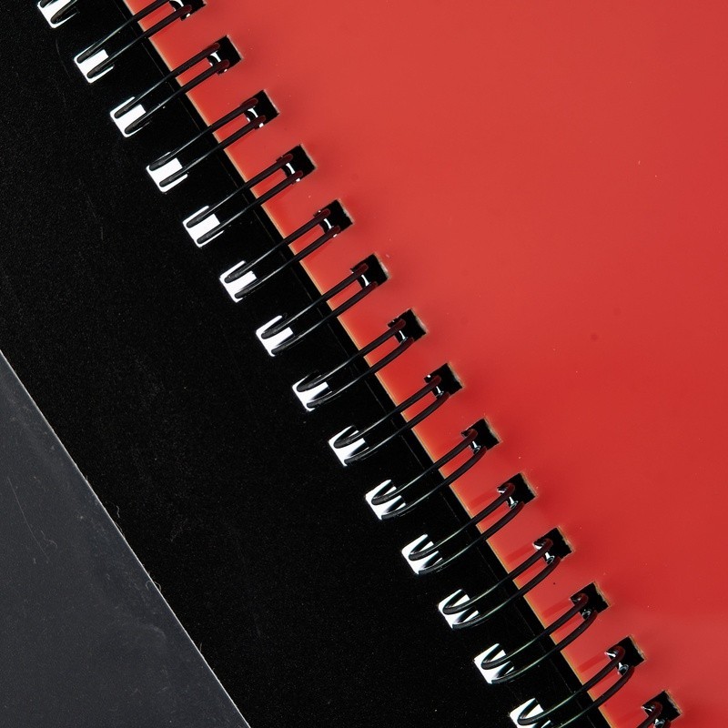 12 Pocket Spiral Poly Organizer Black File Folders Documents & Projects New