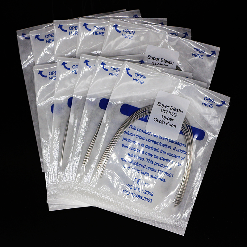 1-200× Dental Orthodontic Super Elastic Niti Rectangular Arch Wire 017×022 Upper