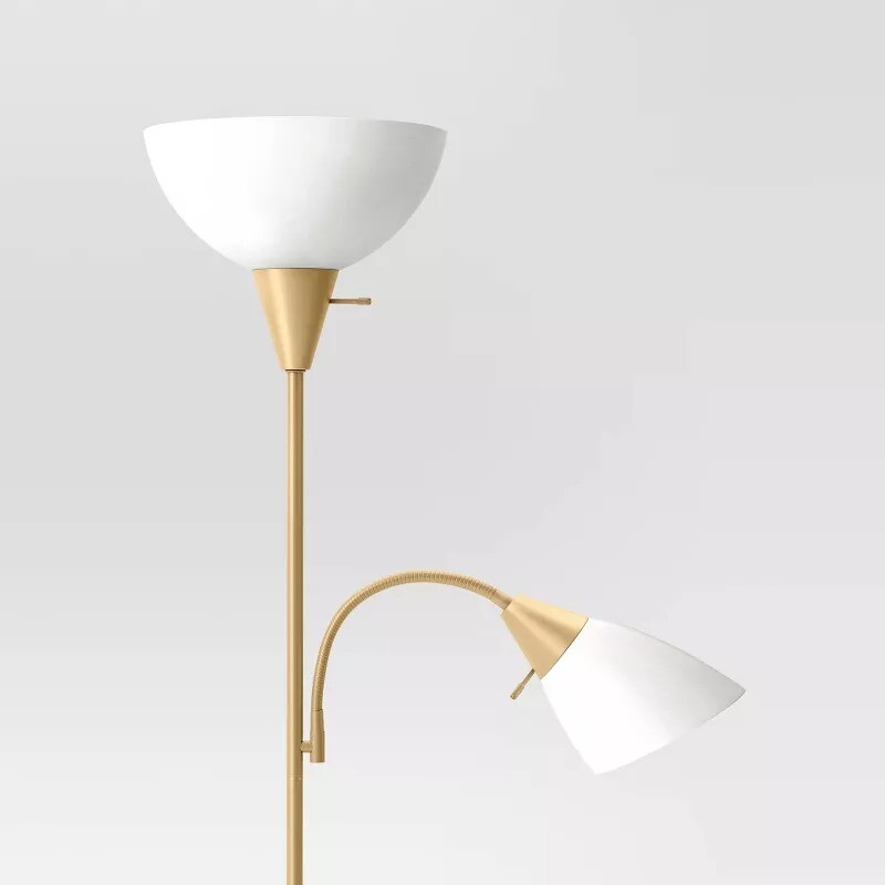 Torchiere with Task Light Floor Lamp - Room Essentials™
