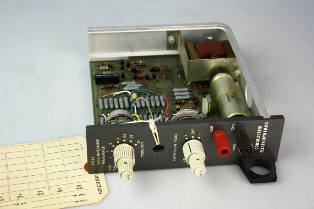 Consolidated ElectroDynamics 1-514-1 High Impedance Preamplifier