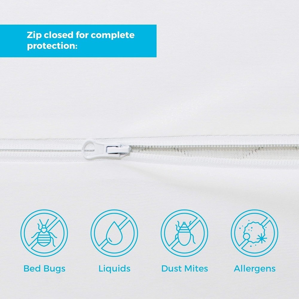 3Item Bundle: Linenspa Box Spring Full Encasem / Dr Teal's / Health Touch Memory