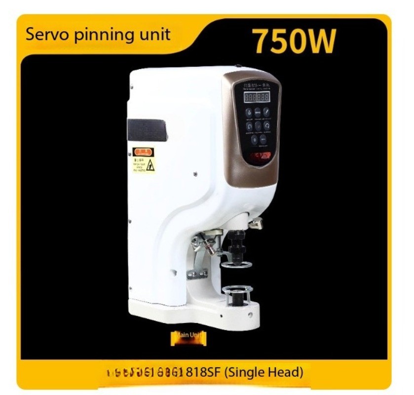 FullyAutomatic Rivet Button Punching Machine with Servo-Driven Button Attachment