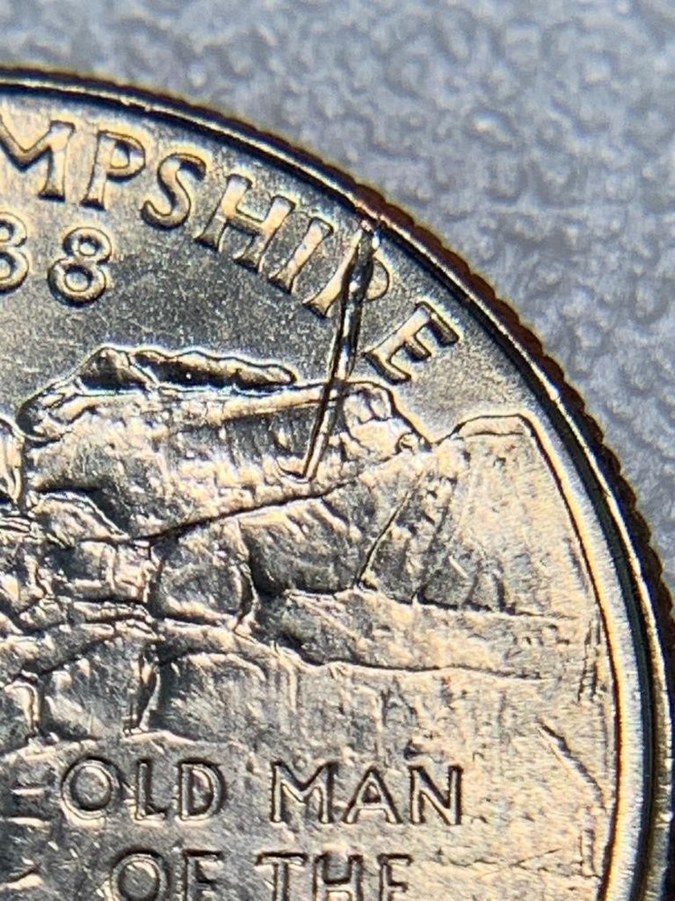 2000-D New Hampshire Struck Thu Error Nice Uncirculated Condition SKU36162