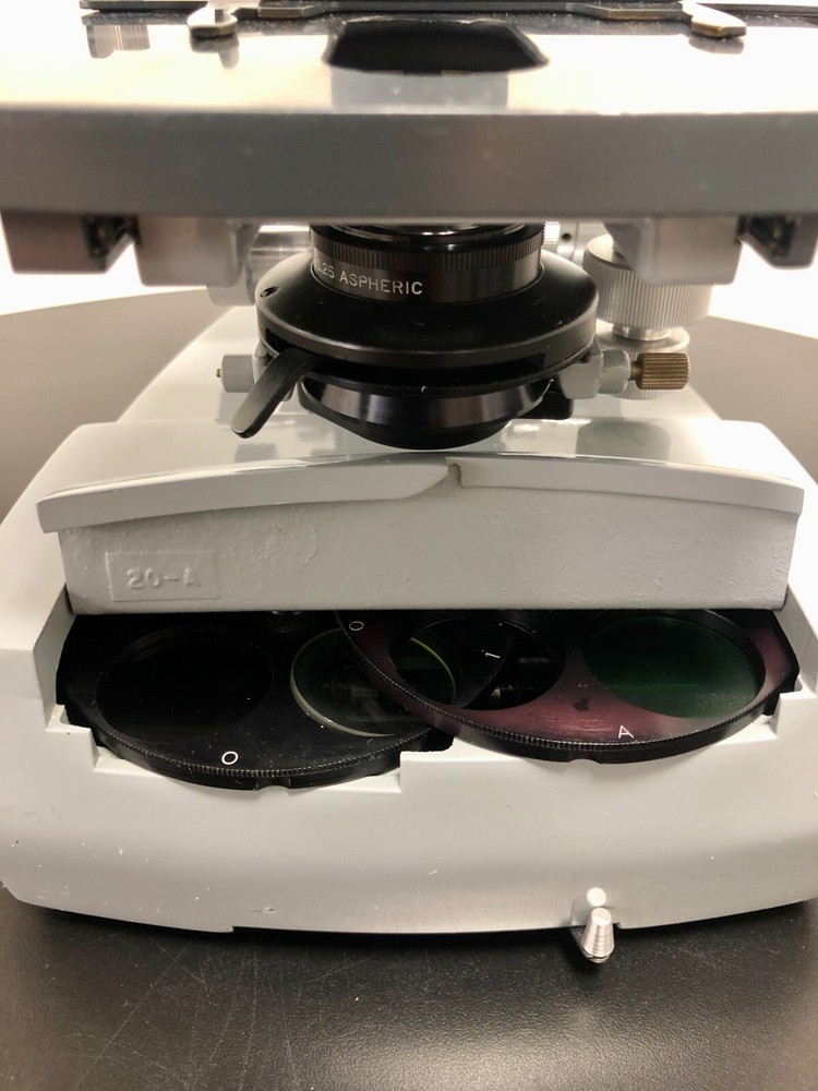 American Optical Trinocular Compound Microscope