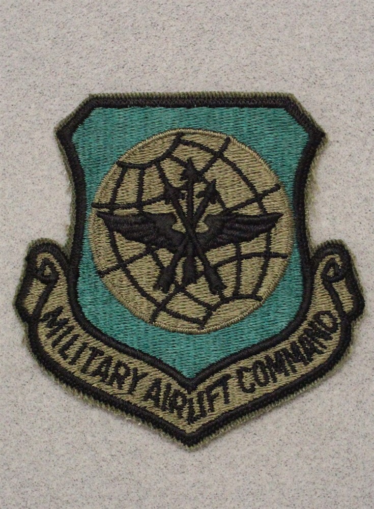 USAF Air Force Patch 191: Military Airlift Command - 3", subdued