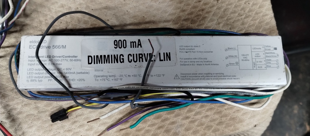 Ecodrive 561/M Intelligent LED Driver - Controller, 50W, 60V