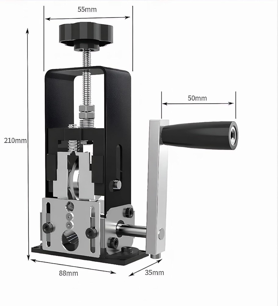 1-25mm Manual Wire Stripping Machine Drill Powered Hand Crank Wire Stripper Tool