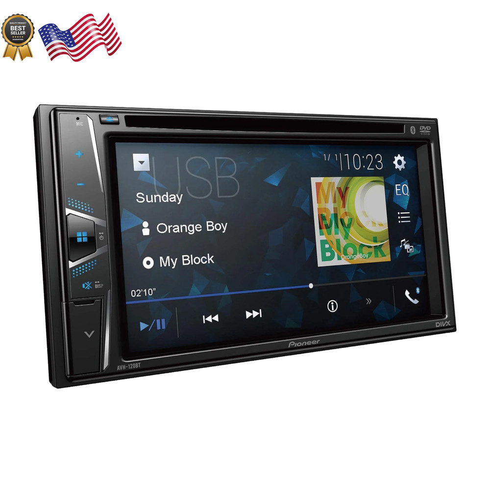 PIONEER BLUETOOTH CAR STEREO Double Din 6.2" Touchscreen Android IOS Compatible