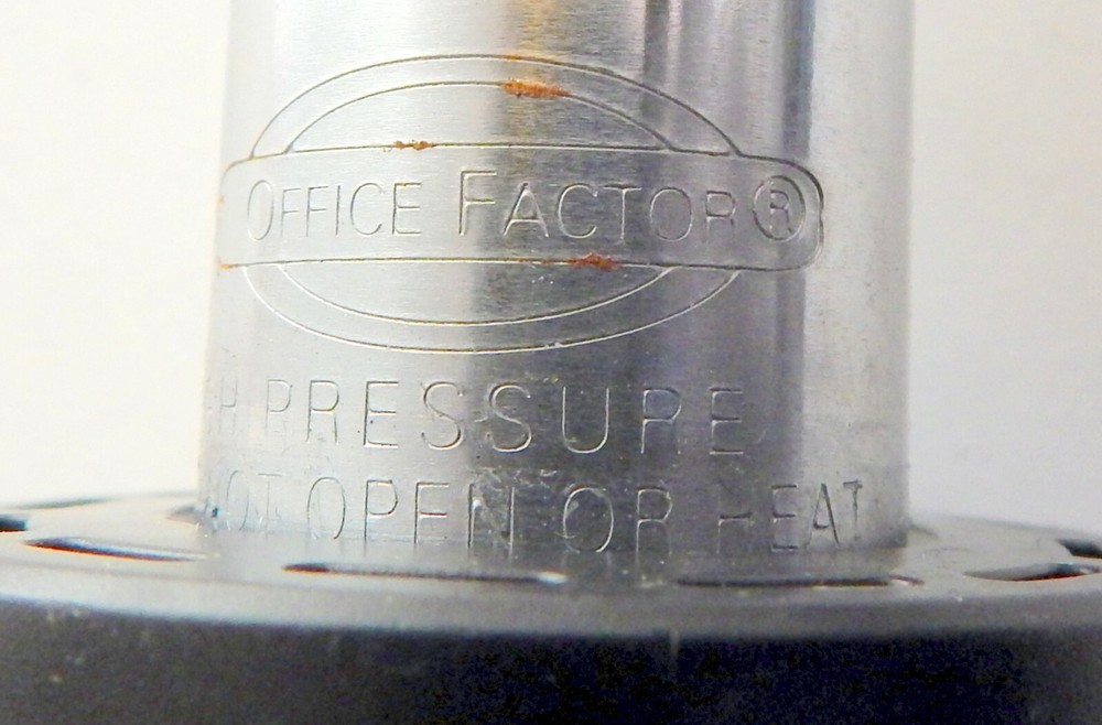 Office Factor 11-1/4" OAL Gas Cylinder