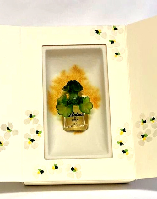 CABOTINE de GRES Neiman Marcus Parfum Perfume Miniature Bottle Only in Box .10oz