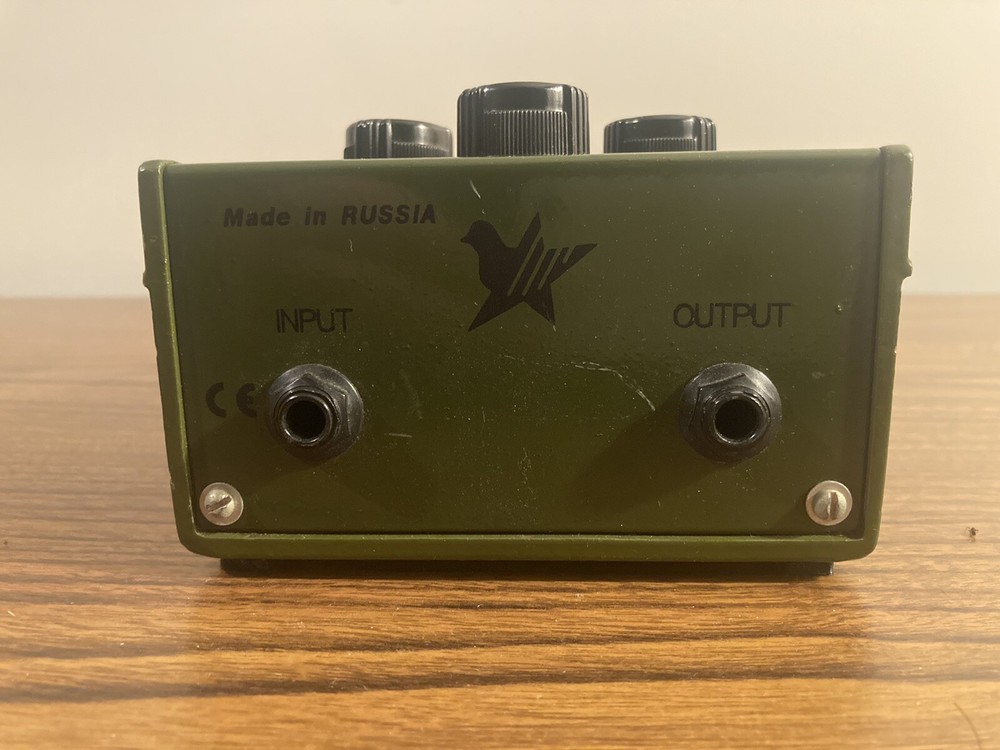 Electro Harmonix Sovtek Green Bubble Font Big Muff Fuzz Distortion w/Box