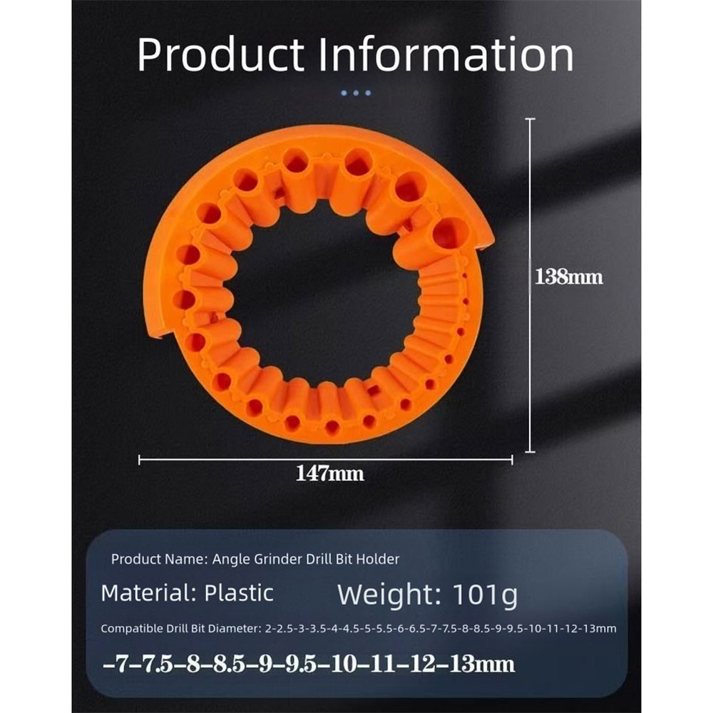 User Friendly 313mm Plastic Drill Grinder for Sharpening Different Drill Sizes