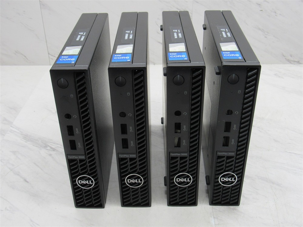 4 LOT - Dell Optiplex 3000 Micro PC Desktop Case Shell Full Assembly DisplayPort