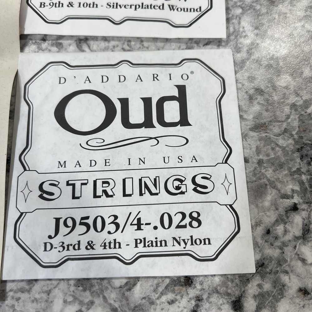 D'Addario EJ95 Oud 11-String Set