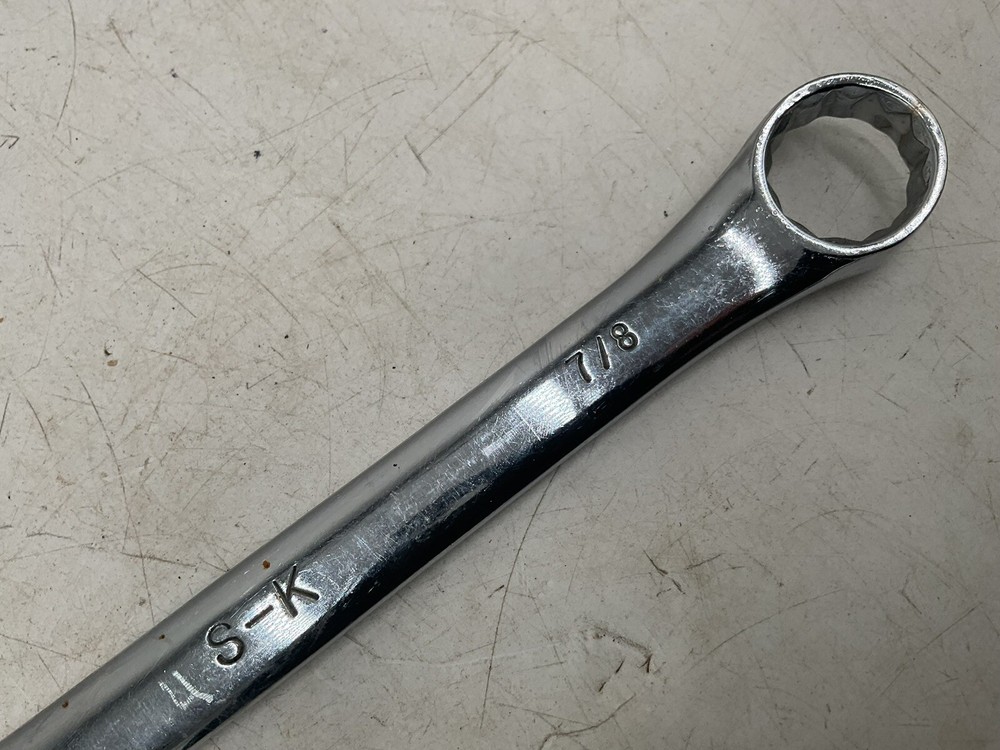 SK HAND TOOLS 88228 7/8" 12 POINT STANDARD CHROME COMBINATION WRENCH