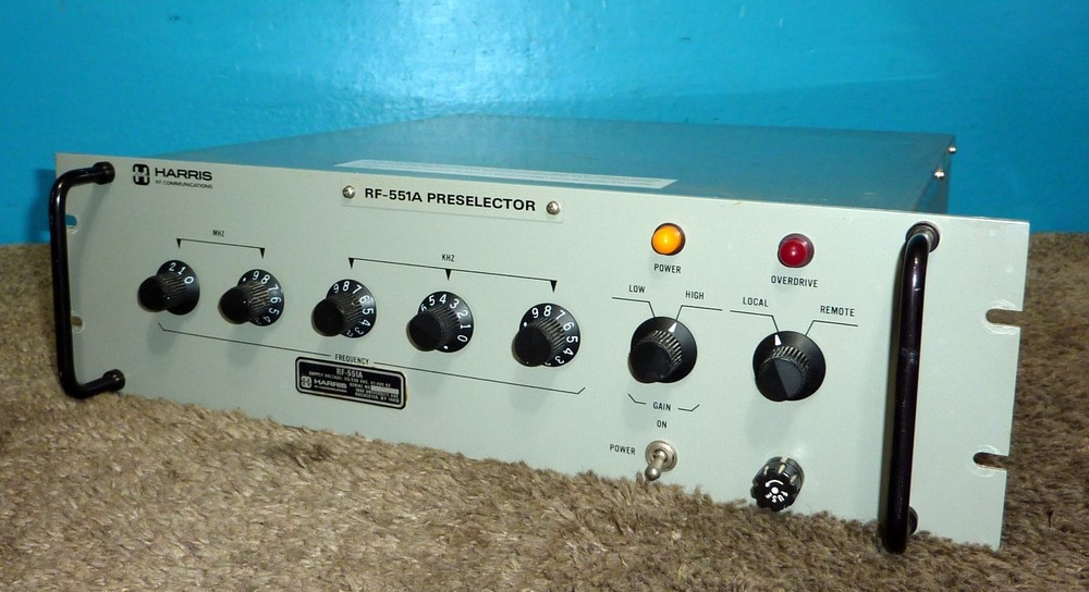 Harris RF-551A Preselector Very Good Condition