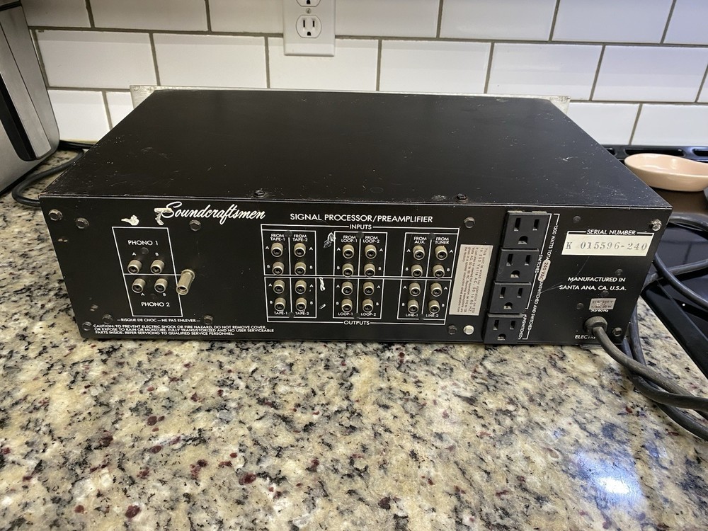Soundcraftsmen SP 4001 Preamplifier-Equalizer **READ**