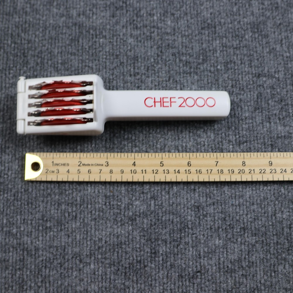 Super Chef Rolling Chopper Tenderizer Chef 2000 Kitchen Gadget Tool W Box