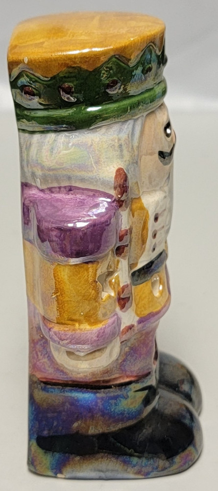 Handpainted Nutcracker Voltive Candle Illuminator Decor Cover 4.25in