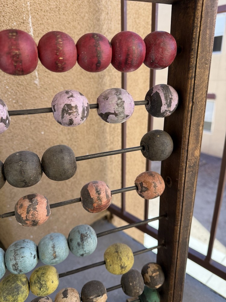 antique abacus Wood Balls