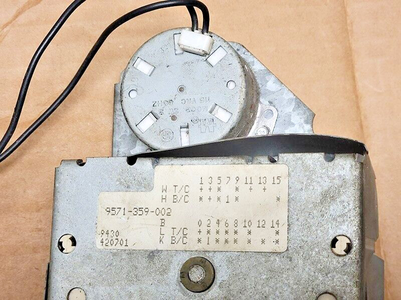 Dexter Washer Program Timer P/N: 9571-362-002 [Used]