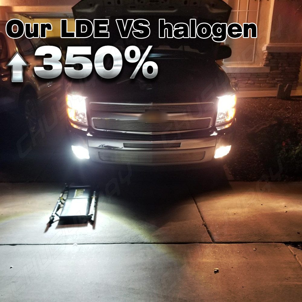 H11B LED Headlight Bulbs Conversion Kit High and-Low Beam-White Super Bright+