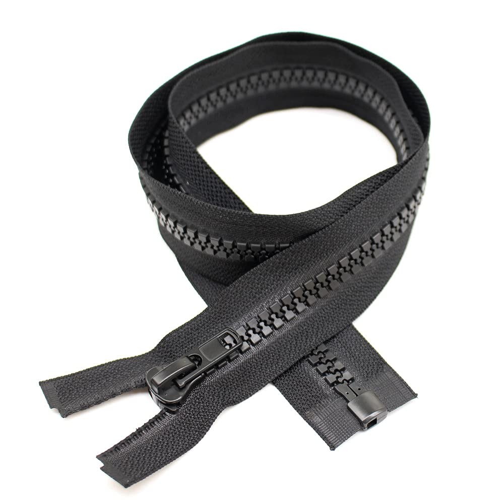 2PCS #10 25 Inch Separating Jacket Zippers for Sewing Coat Jacket Winter Coat...