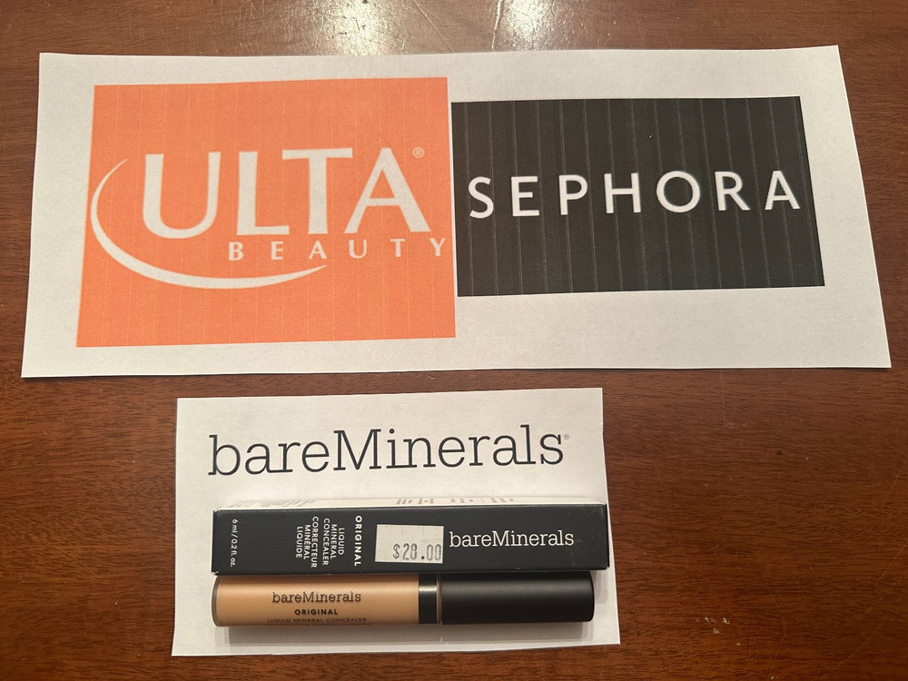 NIB $28 bareMinerals ORIGINAL liquid CONCEALER  Full Size 6 ml DARK 5C