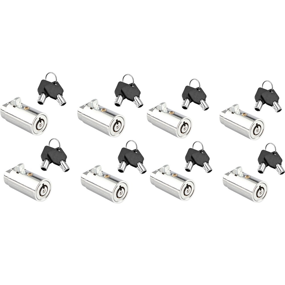 8  Vending Plug Lock Cylinder Locks T Handle Universal Replacement Lock KA