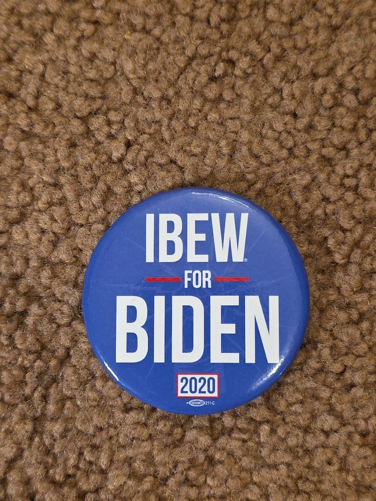 IBEW For Biden 2020 Campaign Button