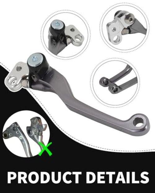 Brake Levers for Surron Light Bee,CNC Adjustable Foldable Handle Titanium