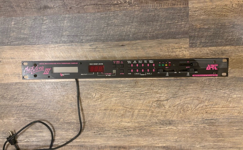 ART Multi Verb III Digital Multi-Effects Processor Rack Pitch Transposer Sampler