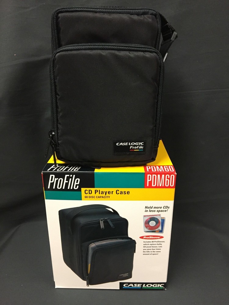 Case Logic ProFile CD Player Case 60 CD Capacity PDM60 NEW