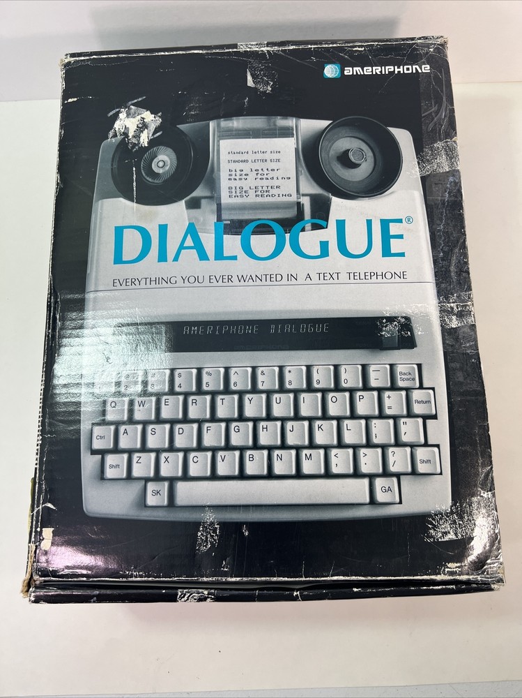 NEW Ameriphone Dialogue III-P TTY with Leather Case