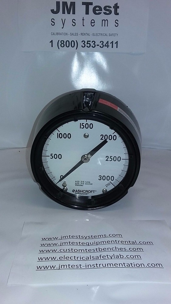 Ashcroft back connection pressure gauges 1279 & 1220 model ITL